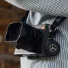 Chipolo LOOP Mercedes – Wiederaufladbarer Bluetooth-Tracker mit Silikonschlaufe für iOS & Android, Schwarz
