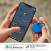 Chipolo POP – Bluetooth Tracker mit austauschbarer Batterie für iOS & Android, 4er-Pack - Schwarz, Weiß, Rot, Blau
