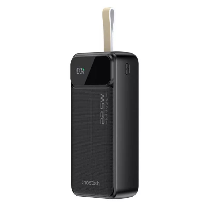 CHOETECH Power Bank 30000 mAh Schwarz