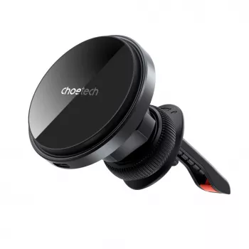 CHOETECH T204-F Magnetischer Auto-Halter mit 15W kabellosem Laden - Schwarz