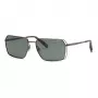 Chopard SCHG90-60568P Herren Pilotensonnenbrille - Graue Gläser, Gunmetal-Fassung