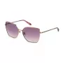 Chopard Damen Cat-Eye-Sonnenbrille SCHF76V59A39V Goldfarbener Metallrahmen Braune Verlaufsgläser 59mm