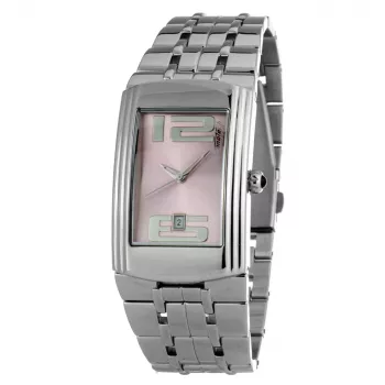 CHRONOTECH CT7017B-02M Unisex Quarz Analoguhr 30mm Edelstahl-Mesh-Armband