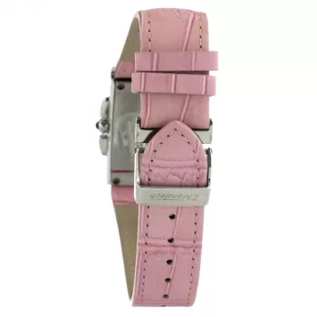 CHRONOTECH CT7018B-02S Damen Analog Quarzuhr 30mm Weißes Lederarmband
