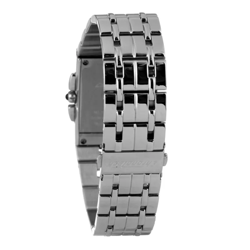CHRONOTECH CT7018B-04M Herren Analog Quarz Chronograph Uhr 40mm Edelstahl Silber