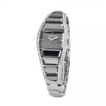 CHRONOTECH CT7099LS-08M Damen Analog Quarzuhr 26mm Edelstahl Silber