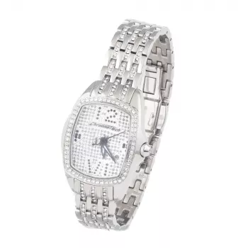 CHRONOTECH CT7930LS-39M Damen Quarz Analog Uhr 26mm Silber Edelstahl