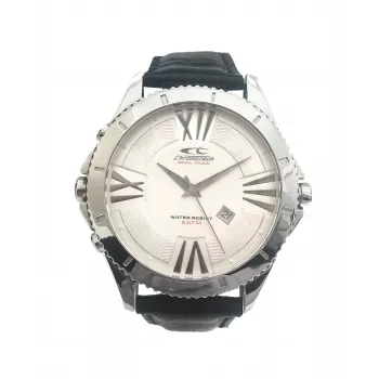 CHRONOTECH MAN CT7636M-01 48mm Edelstahl Quarz Chronograph Uhr