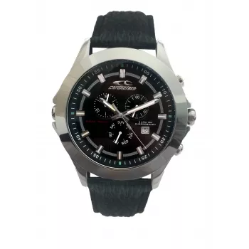 CHRONOTECH MAN CT7636M-01 48mm Edelstahl Quarz Chronograph Uhr