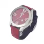 CHRONOTECH MAN CT7636M-02 50mm Quarz-Chronograph Uhr Schwarzes Zifferblatt Lederarmband