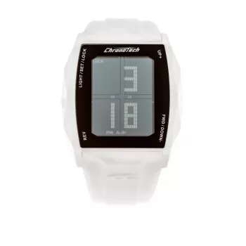 CHRONOTECH MAN RW0024 40mm Analog-Quarzuhr Schwarzes Zifferblatt Lederarmband