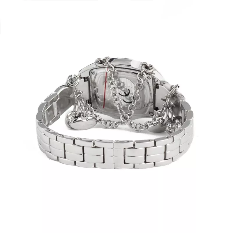 CHRONOTECH Woman CT7008LS-06M 27mm Quarz Analog Uhr Edelstahl Silber