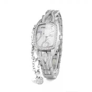CHRONOTECH Woman CT7008LS-06M 27mm Quarz Analog Uhr Edelstahl Silber