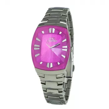 CHRONOTECH Damen Quarz Analog Uhr CT7065L-25M 30mm Silber Edelstahl Mesh Armband