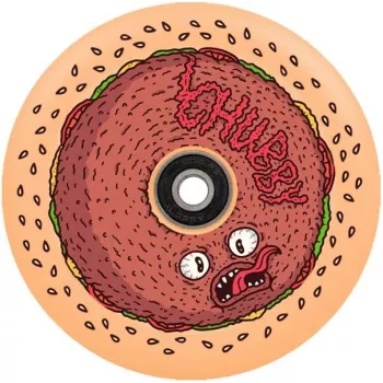 Chubby Wheel 110mm Red Donut - Freestyle-Scooter-Rad mit ABEC-9 Lagern
