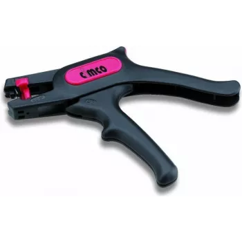 CIMCO 100762 Automatische Abisolierzange 0,2-6,0 mm², Schwarz/Rot