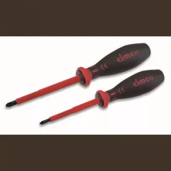 CIMCO 2-teiliges VDE-isoliertes Schraubendreher-Set mit Kombiprofil, 1000V AC/1500V DC, 290x80x25 mm 117750