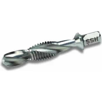 Cimco 207374 Spiralbohrer mit Sechskantschaft, 5 mm, für Nichteisenmetalle
