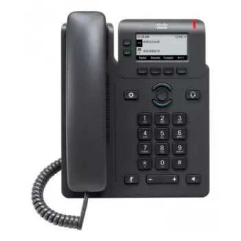 Cisco 6821 IP Phone für MPP-Systeme (CP-6821-3PCC-K9) - SIP-Tischtelefon mit 2,8 inch Monochrom-LCD, PoE und Vollduplex-Audio