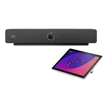 Cisco Webex Room Bar Videokonferenz-Leiste mit wandmontiertem Room Navigator, Anthrazit