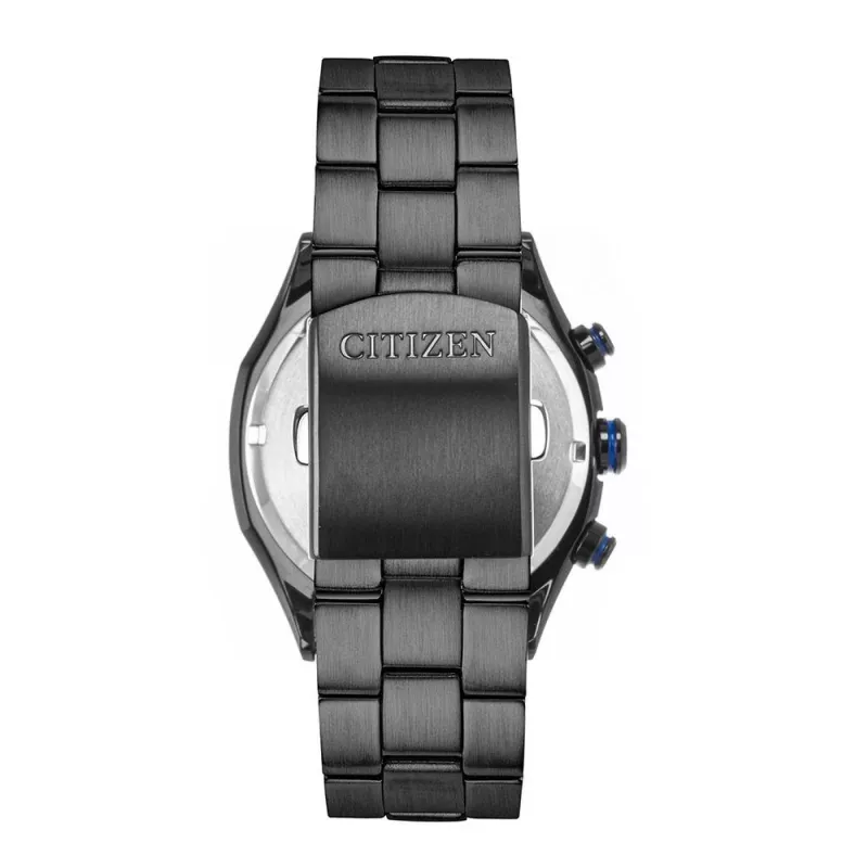CITIZEN Eco-Drive Chronograph Edelstahl Uhr CA0438-52E 41mm