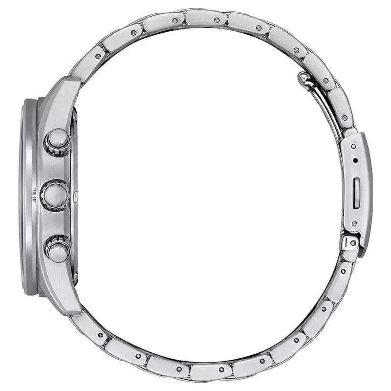 CITIZEN Eco-Drive Chronograph Uhr CA0770-72X 43mm Edelstahl grünes Zifferblatt Herren