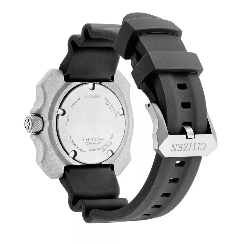 CITIZEN Eco-Drive Taucheruhr BN0220-16E 46,5mm schwarz ionenplattierter Edelstahl