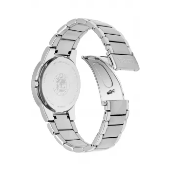 CITIZEN Eco-Drive Herrenuhr AU1060-51G 40mm Edelstahl schwarzes Zifferblatt