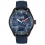 CITIZEN Eco-Drive Herrenuhr AW2037-04W 43mm Edelstahl braunes Leder grünes Zifferblatt