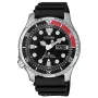 CITIZEN Herren Automatische Taucheruhr NY0085-19E 42mm Schwarzes Zifferblatt Schwarzes Kautschukband