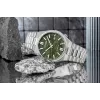 CITIZEN Herren Automatikuhr NJ0159-86X 40mm Gold-Ton Edelstahl Grünes Zifferblatt
