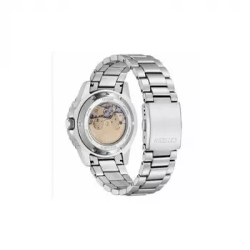 CITIZEN Herren Automatikuhr NJ0170-83X 43mm Edelstahl Grünes Zifferblatt