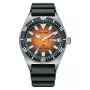 CITIZEN Herren Automatikuhr NY0120-01Z 41mm oranges Zifferblatt Polyurethan-Armband