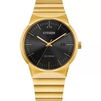 CITIZEN Herren Eco-Drive Uhr BM7582-56E 40mm Edelstahl schwarzes Zifferblatt