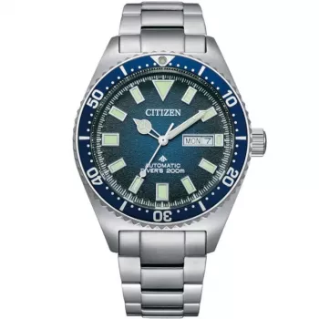 CITIZEN Promaster Diver Automatische Herrenuhr NY0129-58L 41mm Blaues Zifferblatt Edelstahl
