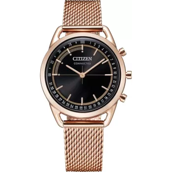 CITIZEN Damen Eco-Drive Uhr HX0003-51E 36mm Gold-Ton Edelstahl