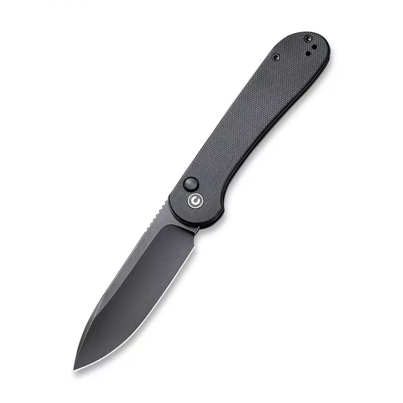 CIVIVI Button Lock Elementum Klappmesser Schwarz G10 Nitro-V