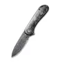 CIVIVI Elementum Damascus Resin Carbon Fiber Faltmesser