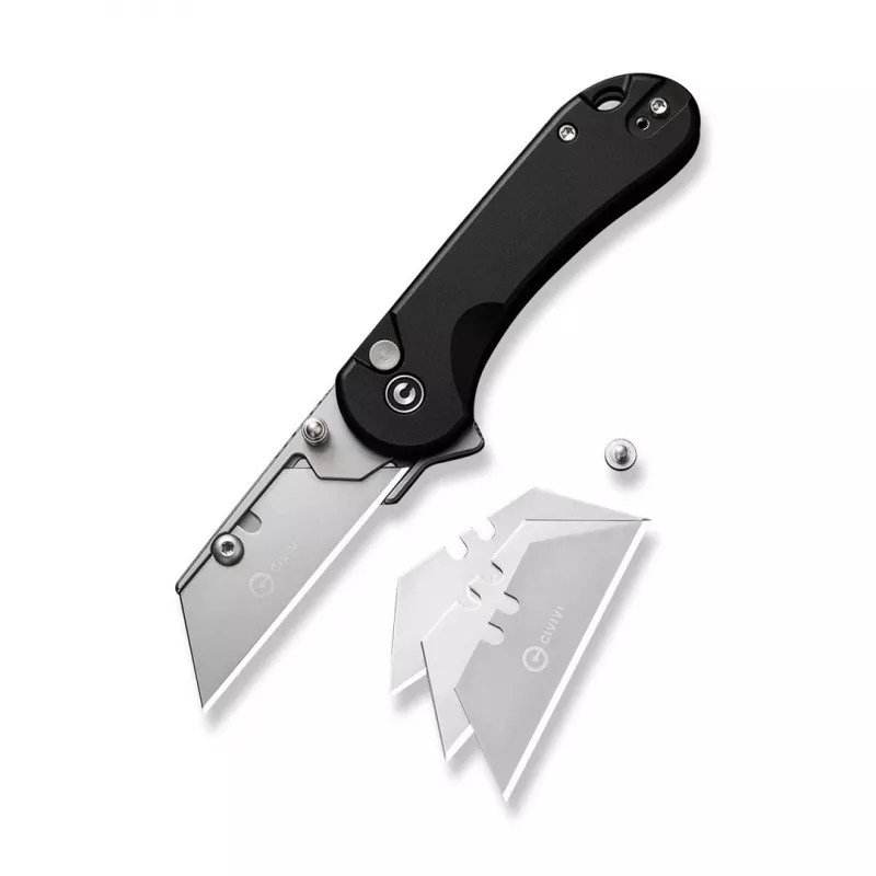 CIVIVI Elementum Utility Aluminum Black Knife D2