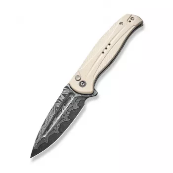 CIVIVI Incindie Damascus G10 Ivory Faltmesser