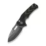 CIVIVI Vexron Damasteel Faltmesser mit G10 gefrästem Griff in Schwarz & Grün