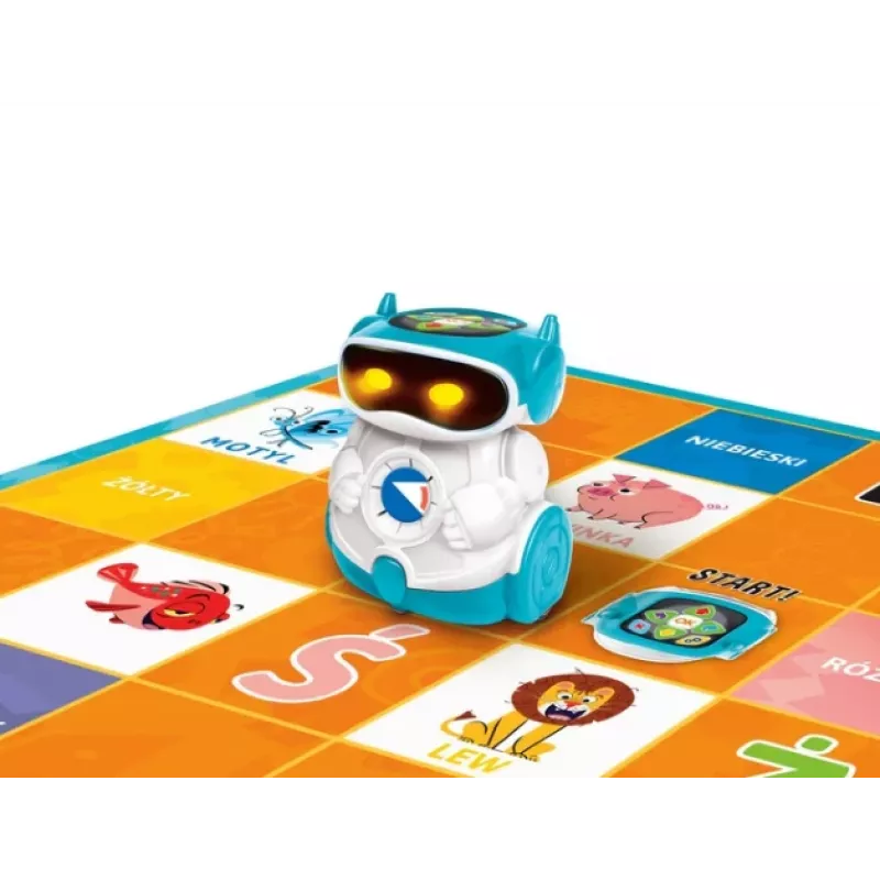 Clementoni DOC Lernroboter für Kinder, polnische Sprache, ab 5 Jahren, STEM-Programmierspielzeug