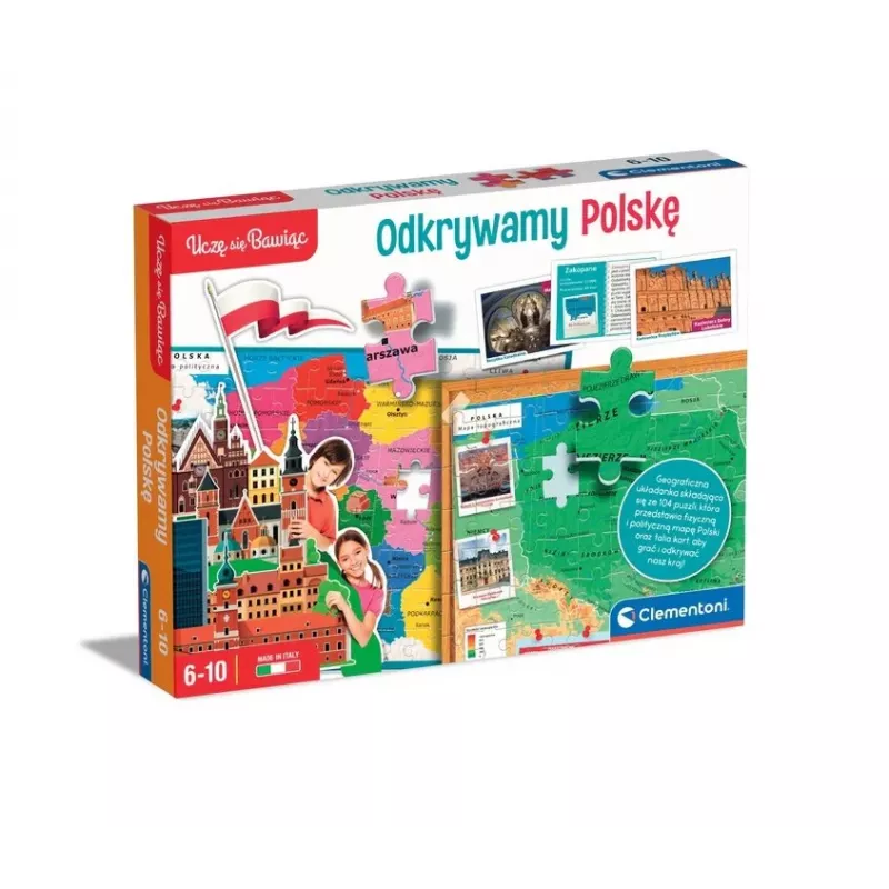 Clementoni Lernspiel Entdecke Polen Spielend Lernen Polnische Sprache 50776