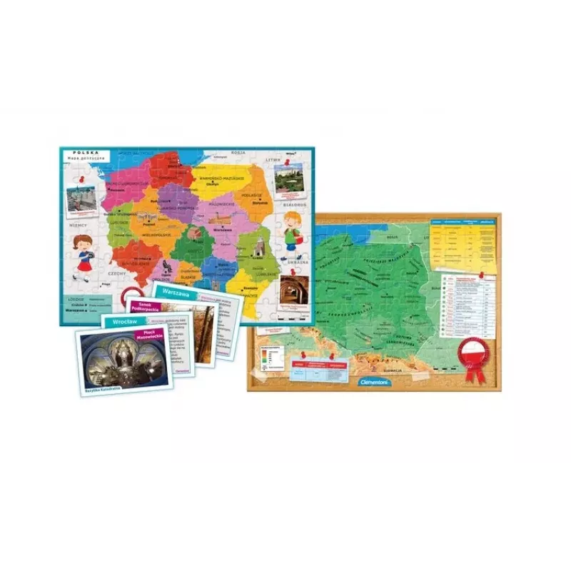 Clementoni Lernspiel Entdecke Polen Spielend Lernen Polnische Sprache 50776