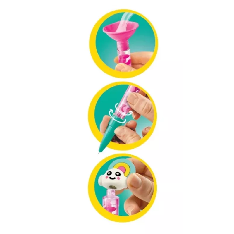Clementoni Idea Art Mini Factory Fantasy Pen Creators DIY Stifte-Herstellungsset für Kinder ab 7 Jahren