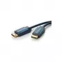 CLICKTRONIC Microconnect 10m DisplayPort Kabel Stecker auf Stecker Schwarz 4K 60Hz