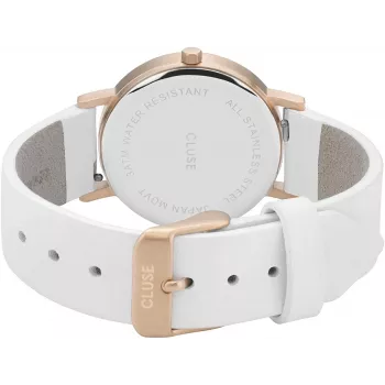 CLUSE Minuit Damenuhr Quarz 33 mm Roségold Edelstahl Mesh
