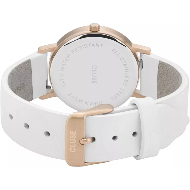 CLUSE Minuit Damenuhr Quarz 33 mm Roségold Edelstahl Mesh