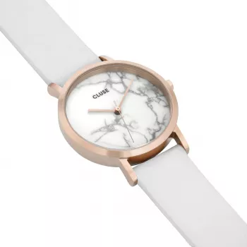 CLUSE Minuit Damenuhr Quarz 33 mm Roségold Edelstahl Mesh