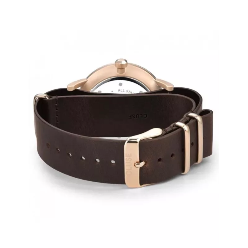 CLUSE Minuit Damenuhr CW0101501009 33 mm Gold Edelstahl Mesh